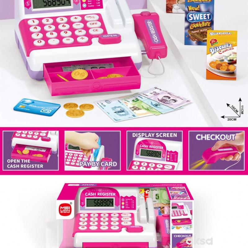 Hk Mini igračka kasa, roze 