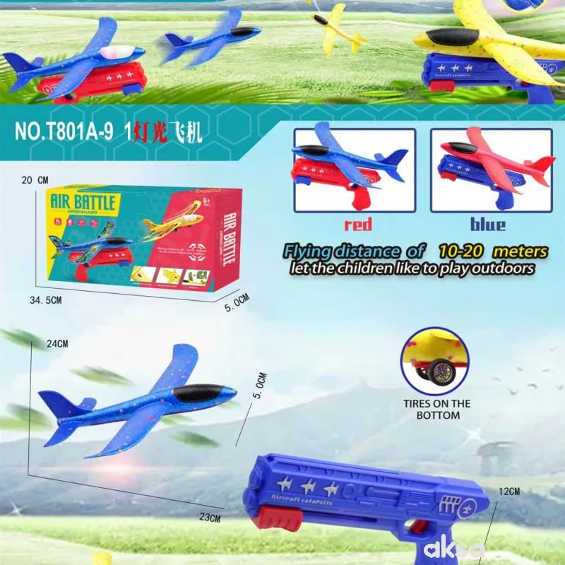 Hk Mini igračka pištolj za lansiranje aviona