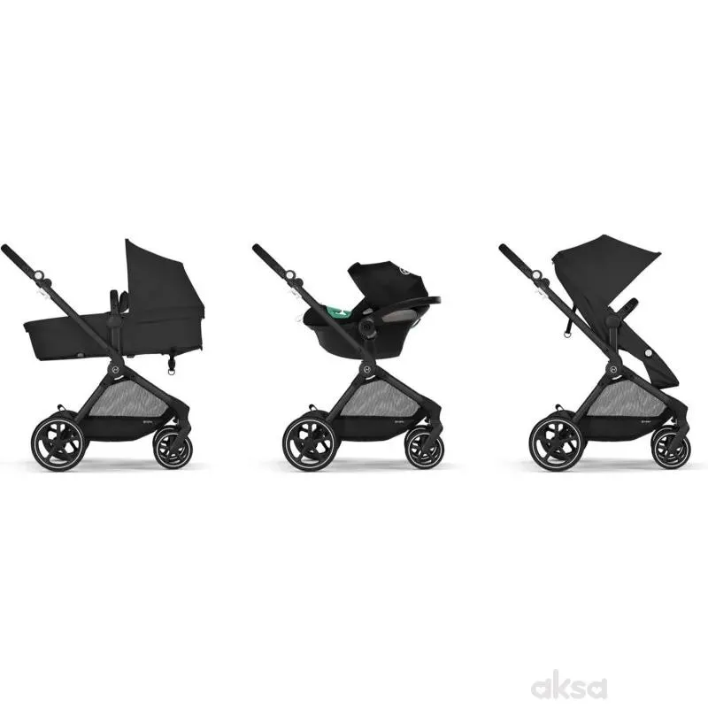 Cybex duo sistem Eos Moon black (Crni ram)