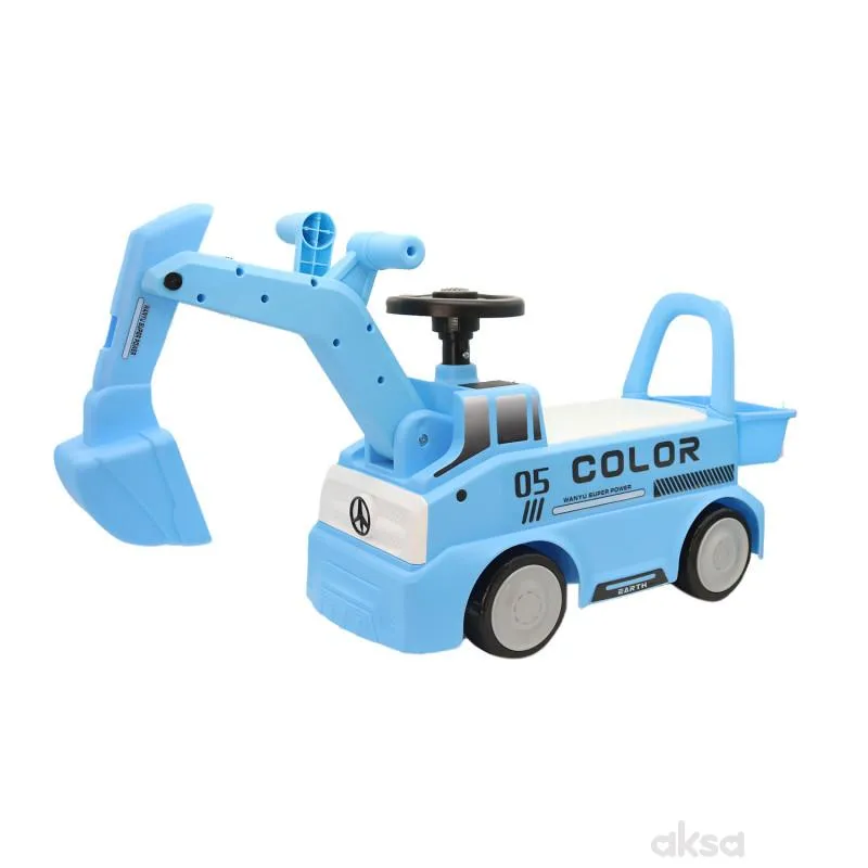 Cute&Cool guralica za decu bager, plavi