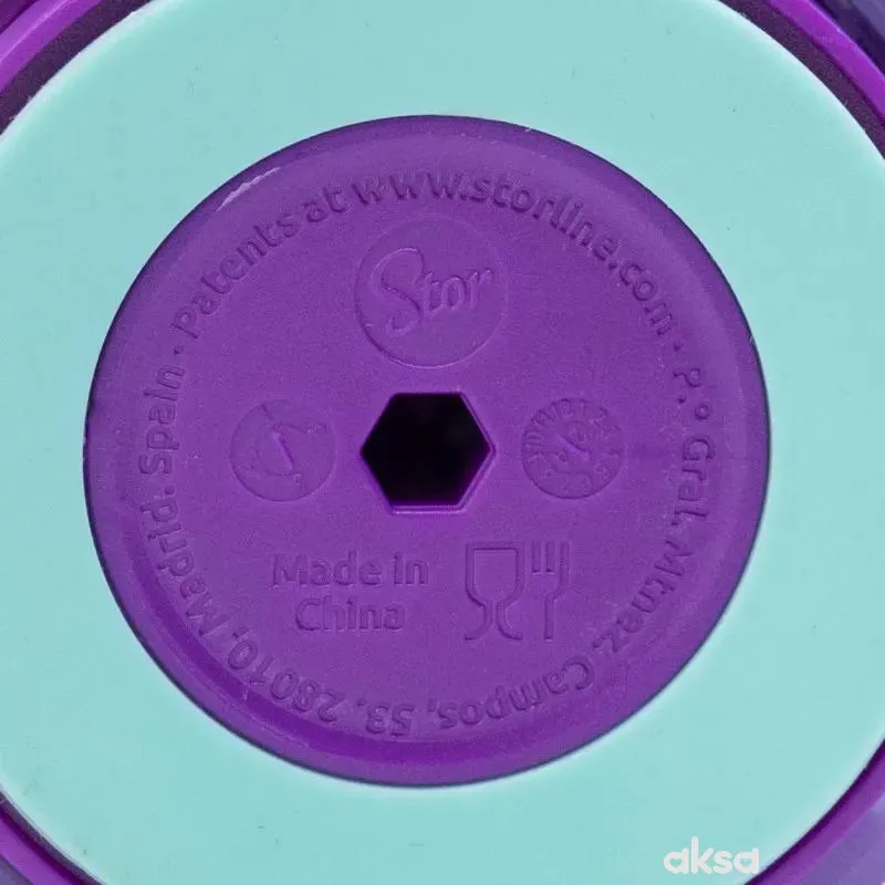 Stor čaša sa silikonskom slamčicom 370 ml Stitch