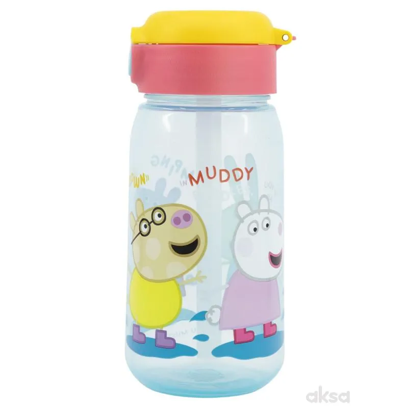 Stor flašica sa slamčicom 510 ml Peppa Pig