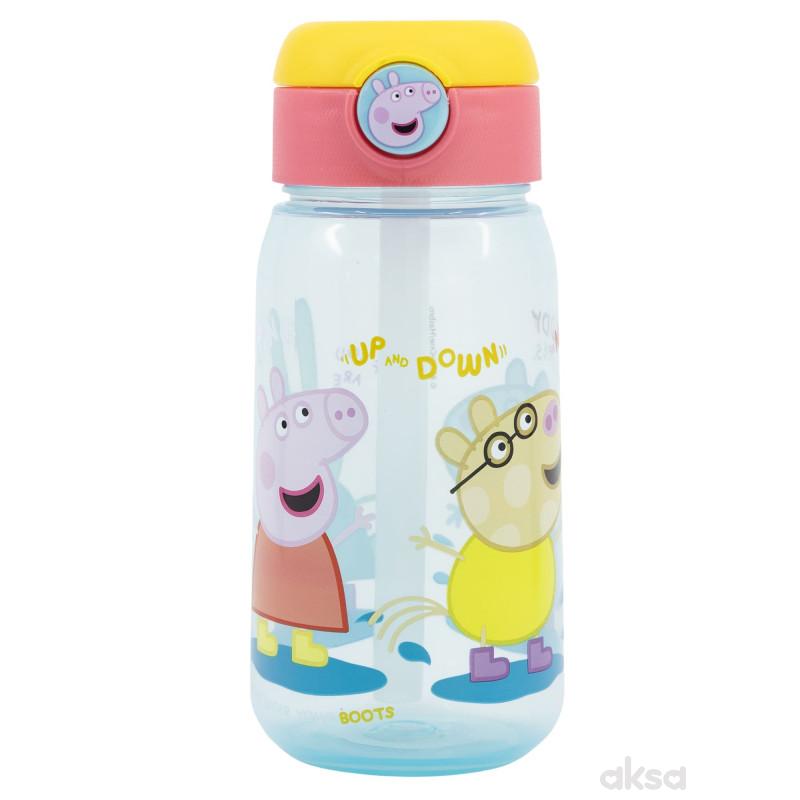 Stor flašica sa slamčicom 510 ml Peppa Pig 