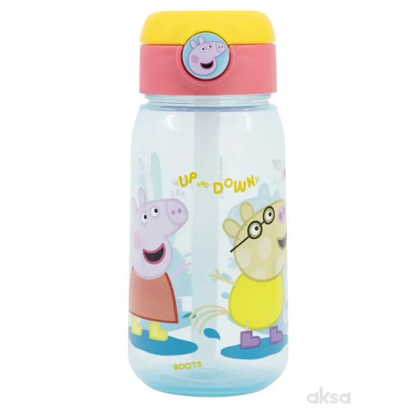Stor flašica sa slamčicom 510 ml Peppa Pig
