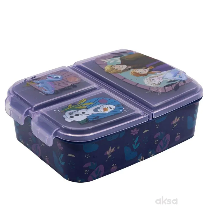 Stor kutija za obrok više pregrada Frozen