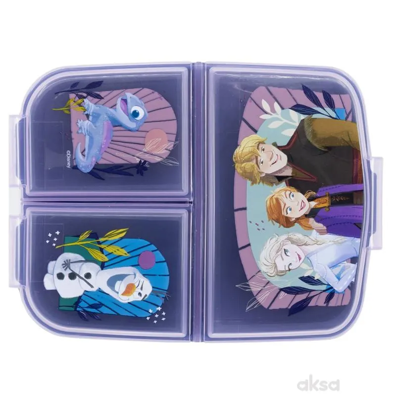 Stor kutija za obrok više pregrada Frozen