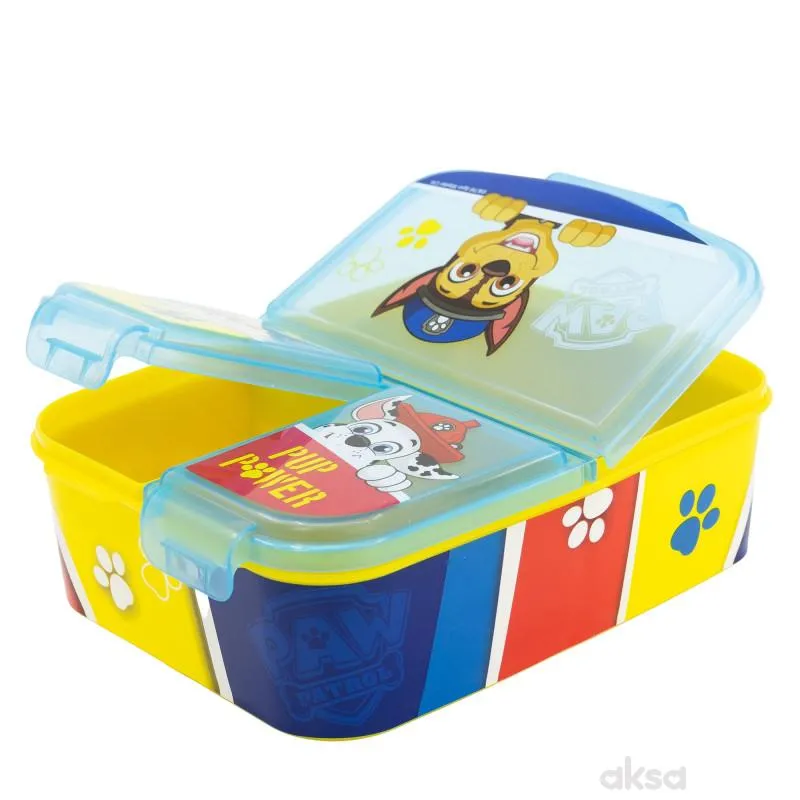 Stor kutija za obrok više pregrada Paw Patrol