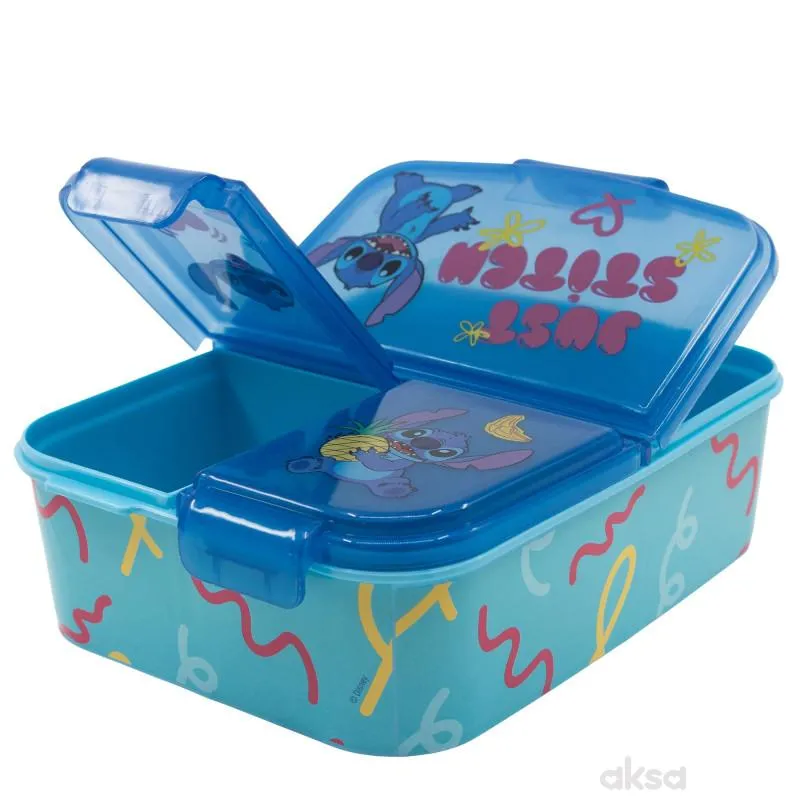 Stor kutija za obrok više pregrada Stitch