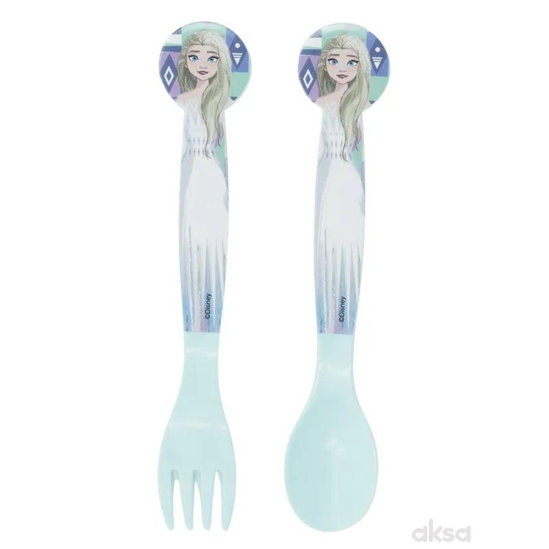 Stor plastični pribor za jelo 2/1 Frozen 