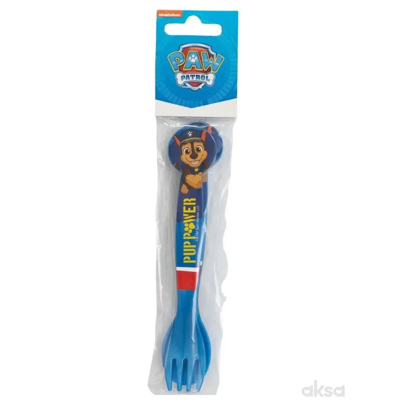 Stor plastični pribor za jelo 2/1 Paw Patrol