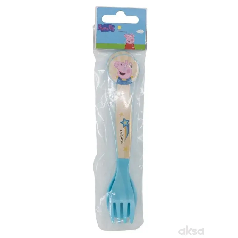 Stor plastični pribor za jelo 2/1 Peppa Pig 