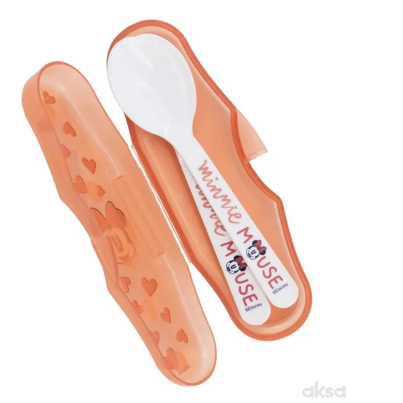 Stor plastična kašičica sa kutijom 2/1Minnie Mouse