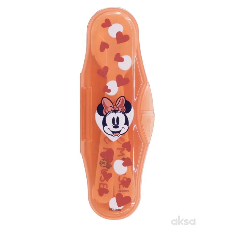 Stor plastična kašičica sa kutijom 2/1Minnie Mouse 