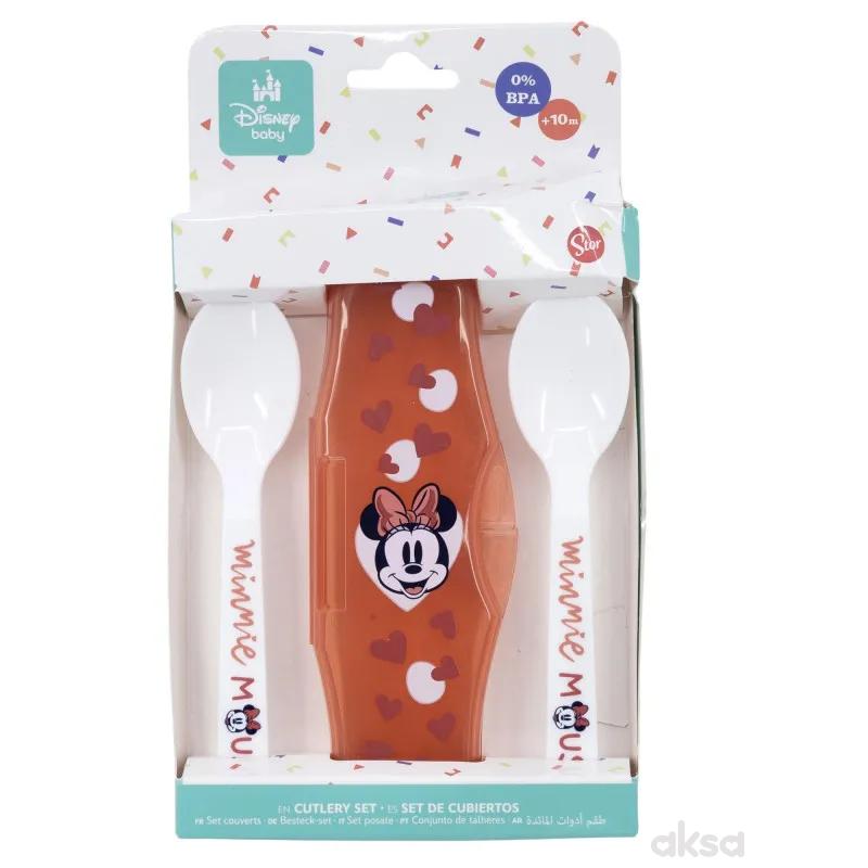 Stor plastična kašičica sa kutijom 2/1Minnie Mouse 