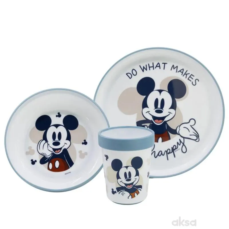 Stor neklizajući set za hranjenje 3/1,Mickey Mouse