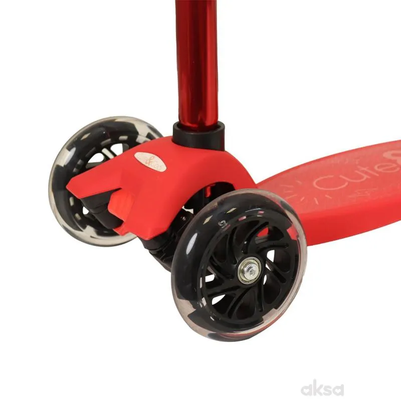 Cute&Cool trotinet Prime Lights red