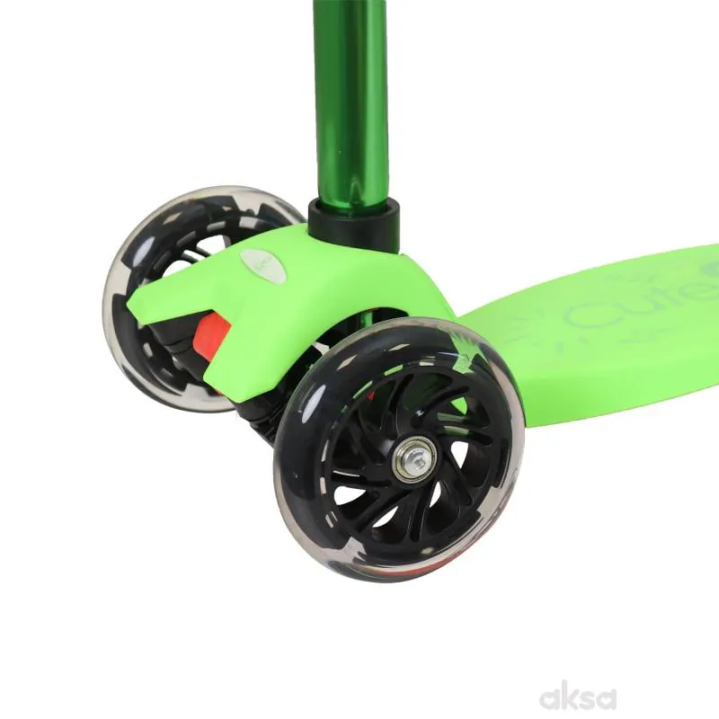 Cute&Cool trotinet Prime Lights green