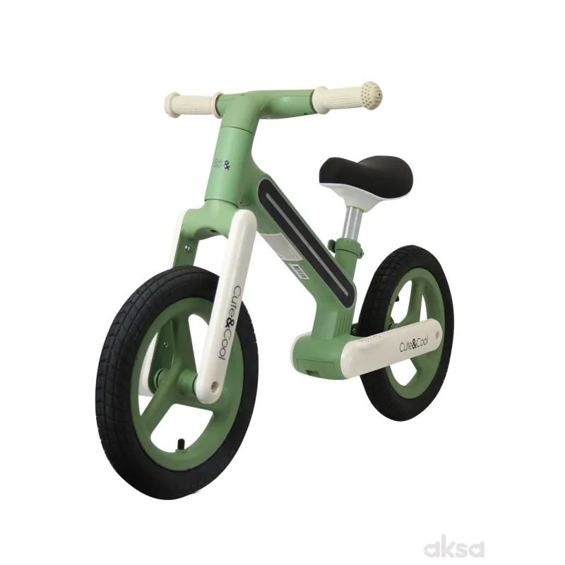 Cute&Cool balance bike sa svetlom zeleni