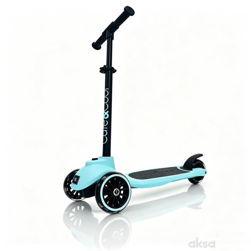 Cute&cool Mini Deluxe Scooter 4 in 1, Turquoise 