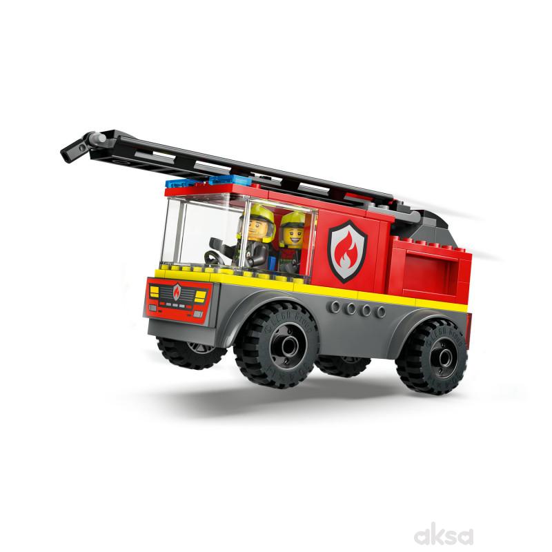 Lego city fire ladder truck 