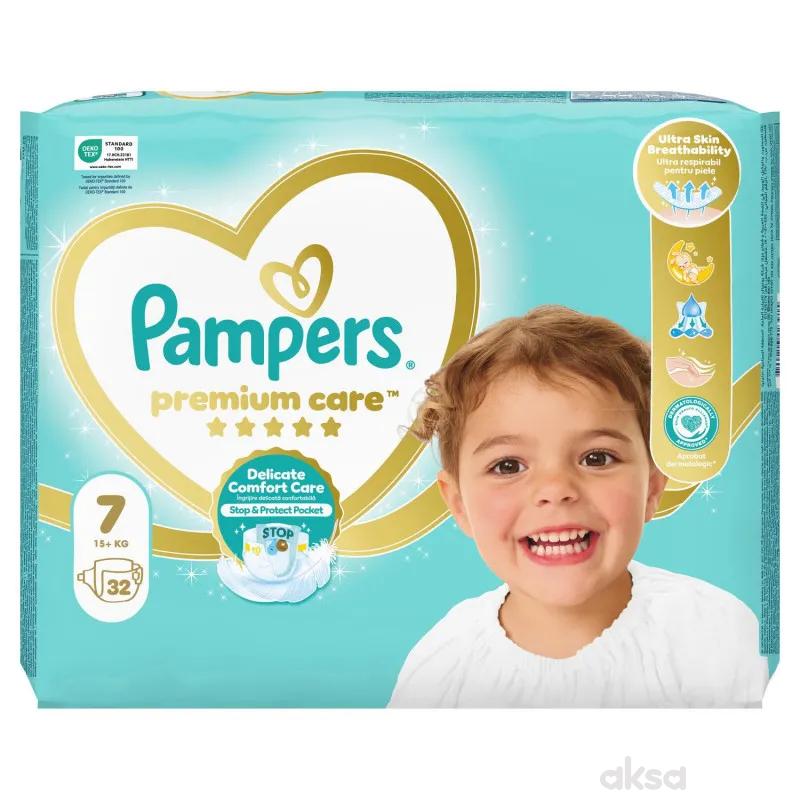 Pampers pelene premium VP 7  15+kg 32kom 
