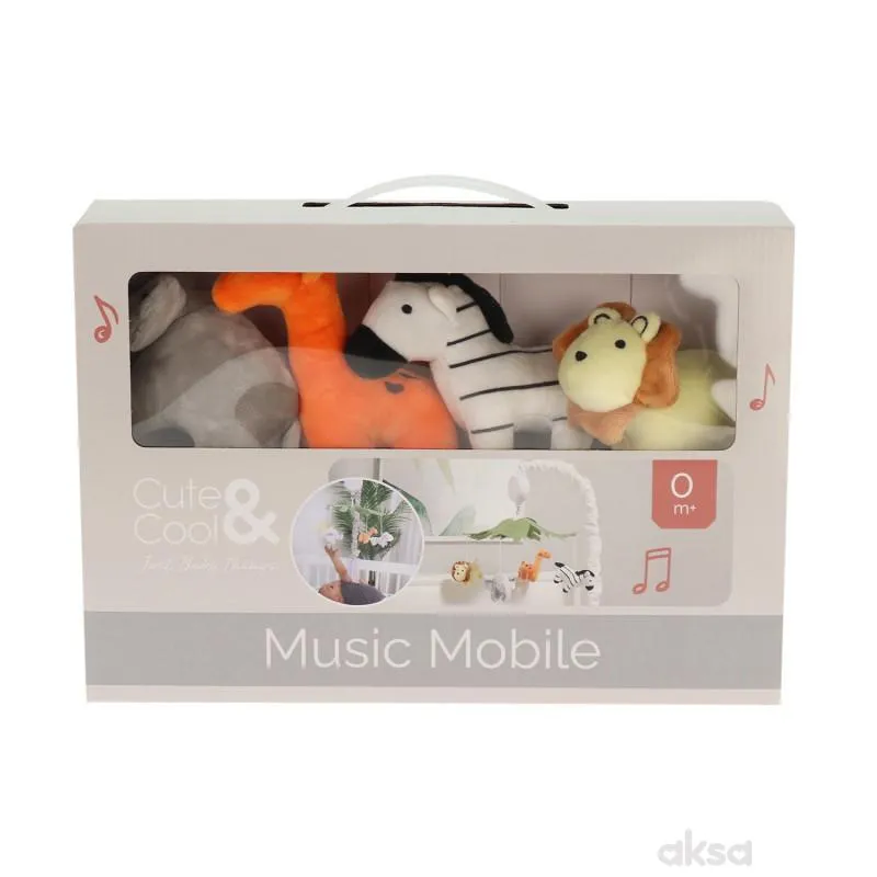 Cute&Cool muzička vrteška safari zelena