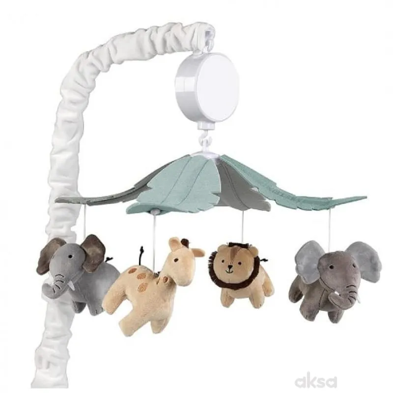 Cute&Cool muzička vrteška safari plava