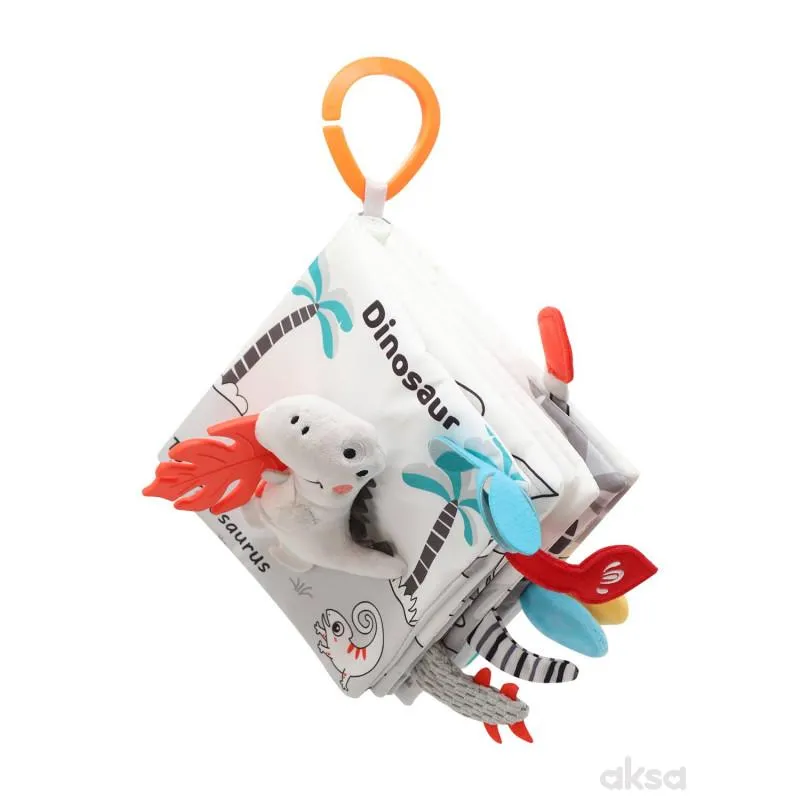 Cute&Cool plišana knjiga za bebe dino