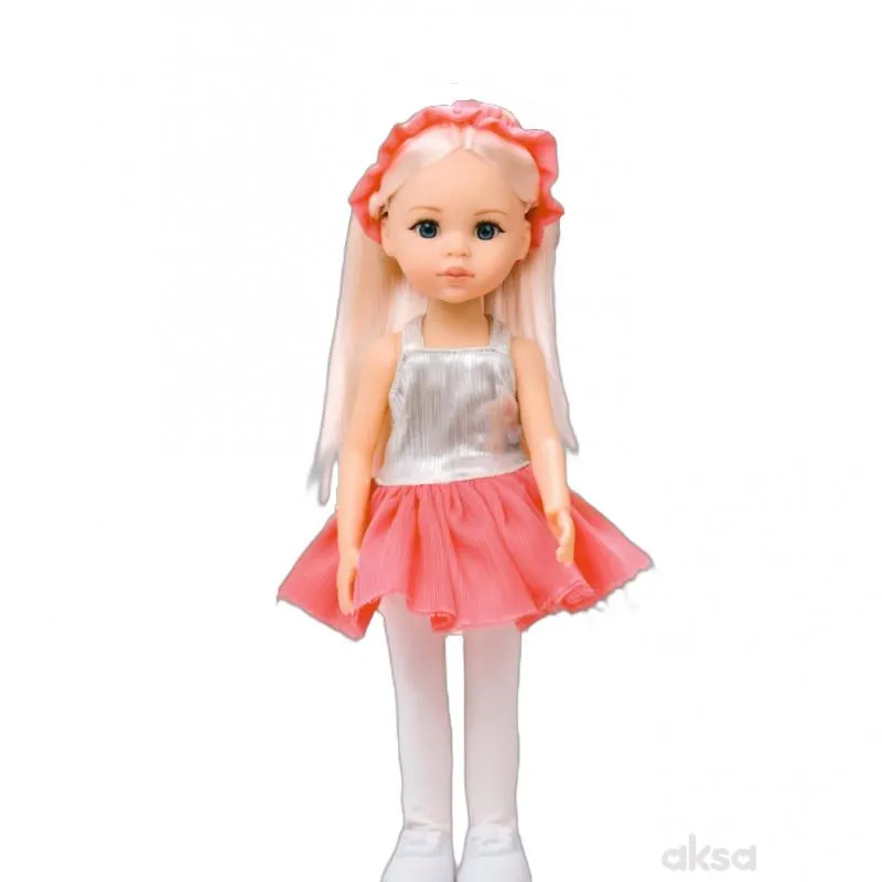 Cute&Cool lutka Blondy roze suknjica, 30cm 