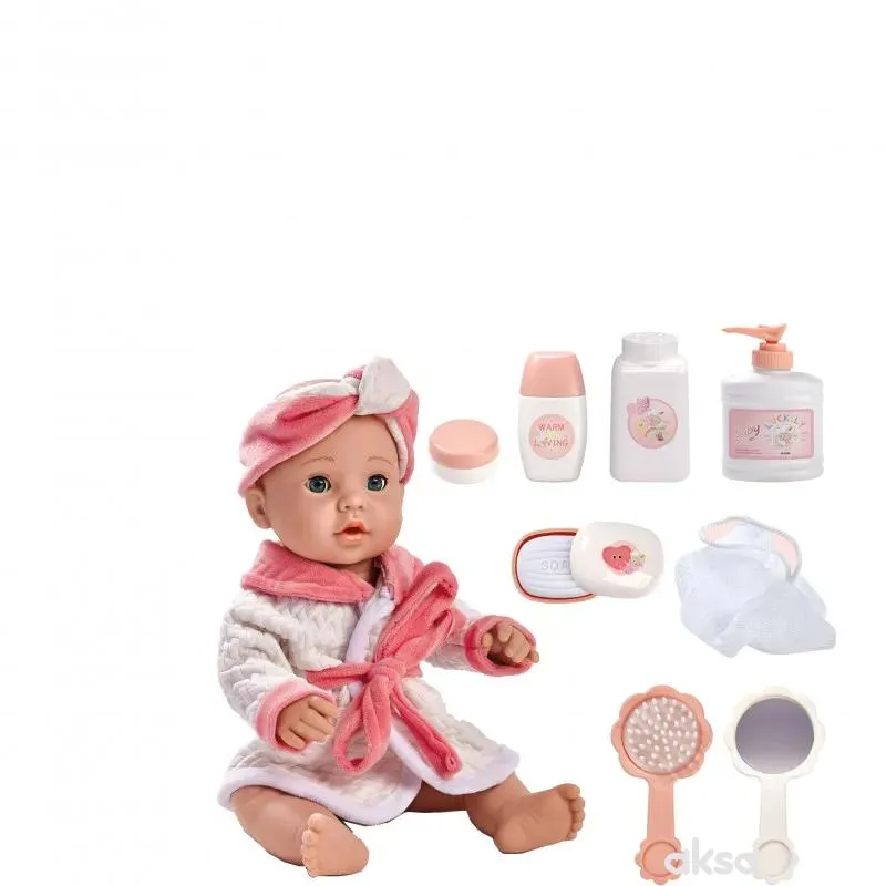 Cute&Cool lutka beba sa priborom za kupanje, 40cm