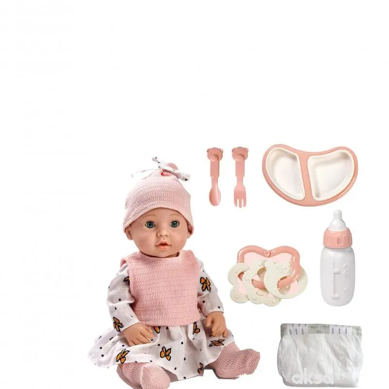 Cute&Cool lutka beba sa flašicom i pelenom, 40cm