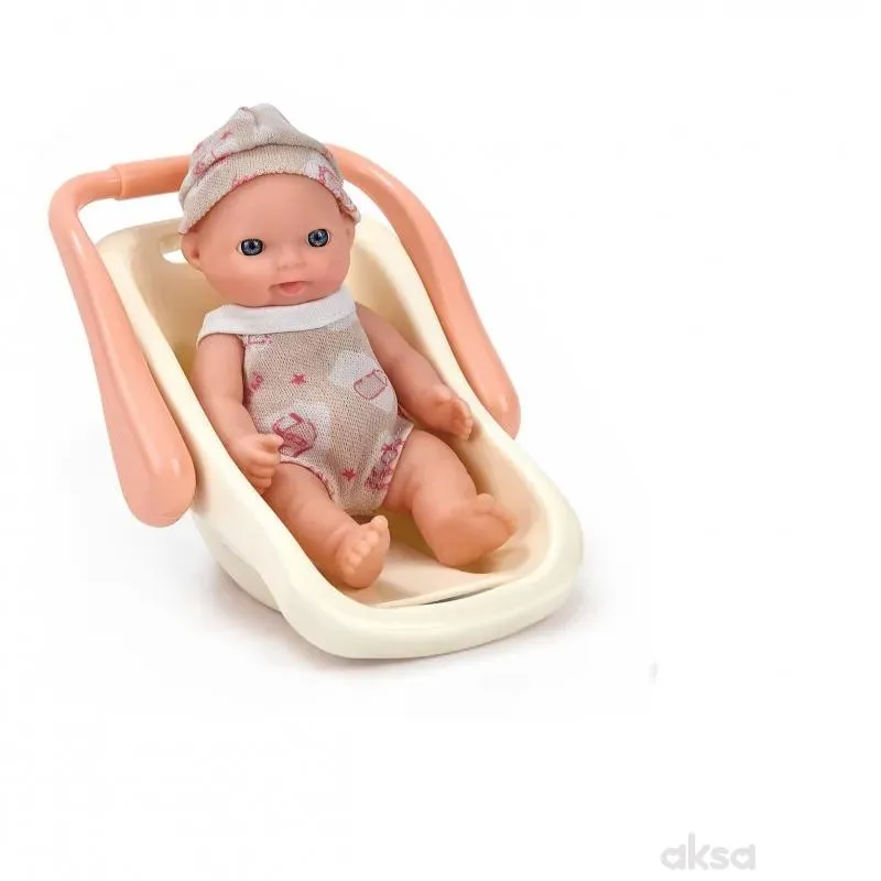 Cute&Cool lutka beba u sedištu, 15cm