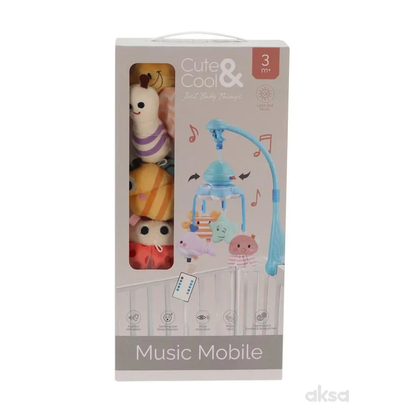 Cute&Cool muzička vrteška insekti