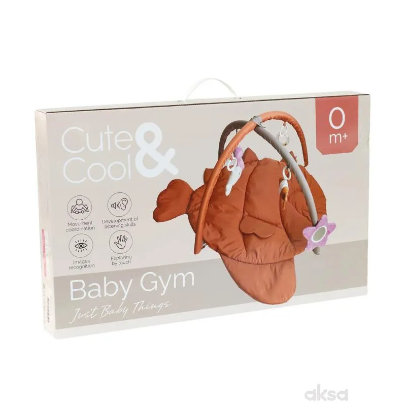 Cute&Cool gimnastika za bebe morski svet braon