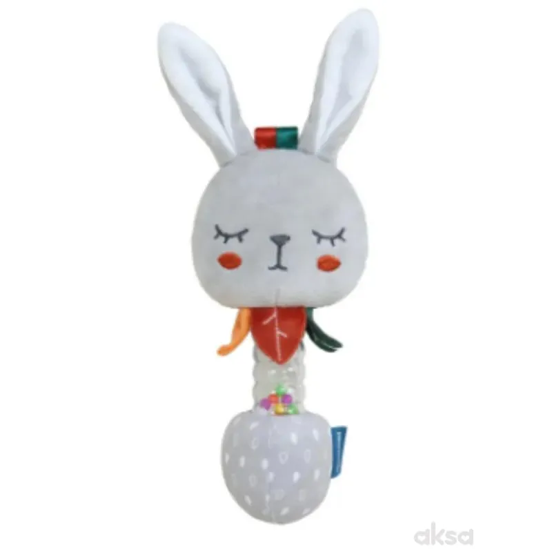 Cute&Cool plišano plastična zvečka zeka 