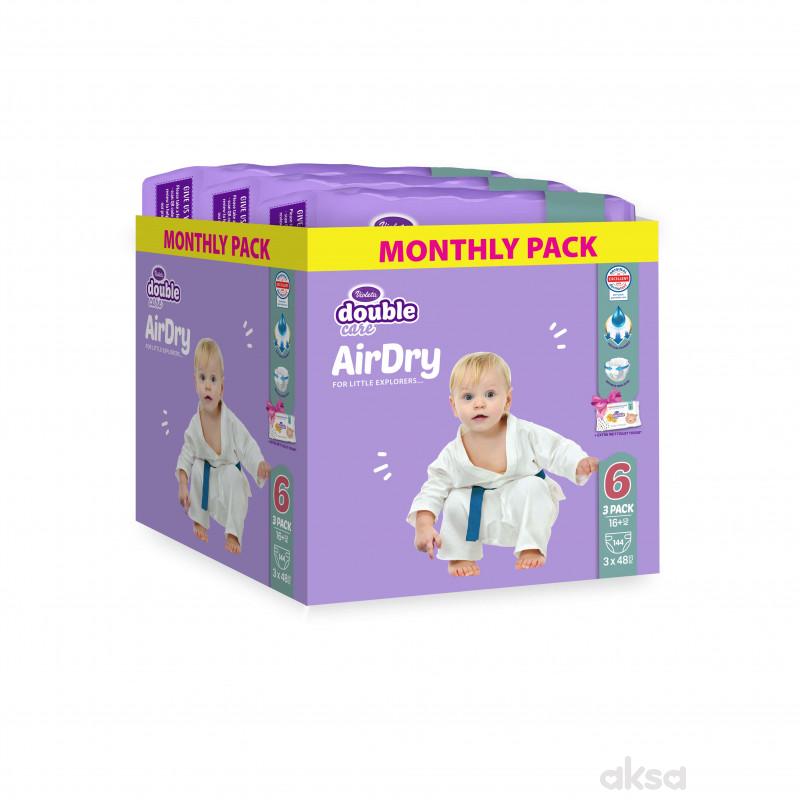 Violeta pelene Air Dry Maxi 6 (16+ KG) monthly pack 144 KOM 