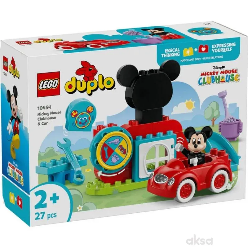 Lego duplo disney mickey mouse clubhouse and car 