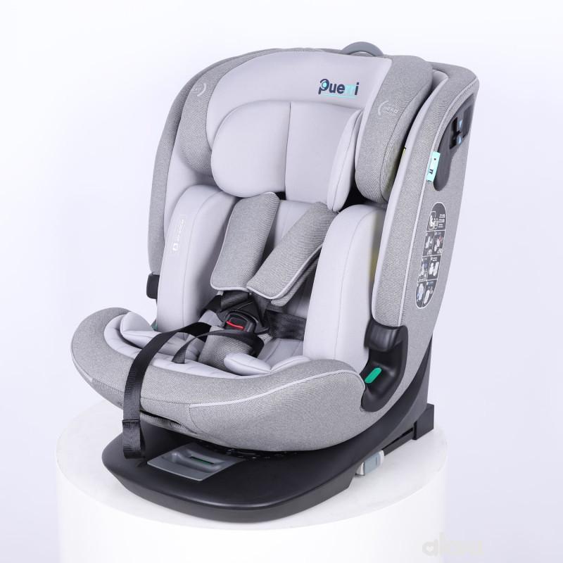 Puerri auto sedište Flex Safe (40-150cm), Grey 