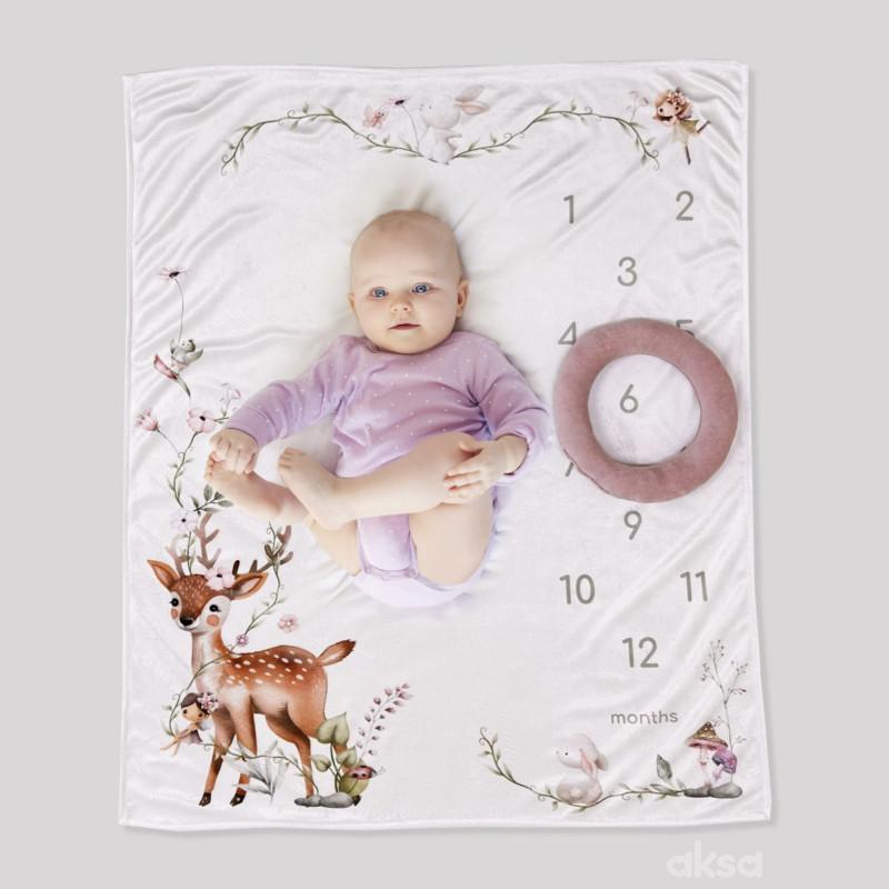 Baby Textil podloga za slikanje beba, devojčice 