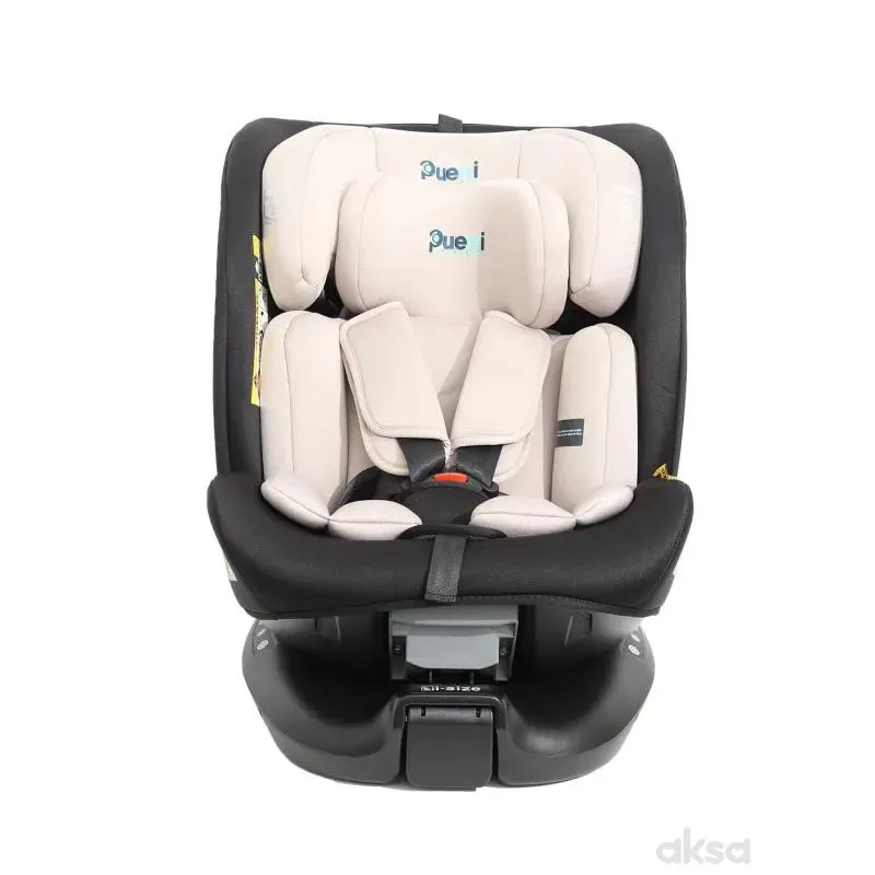Puerri auto sedište HugSafe (40-150 cm),grey beige 