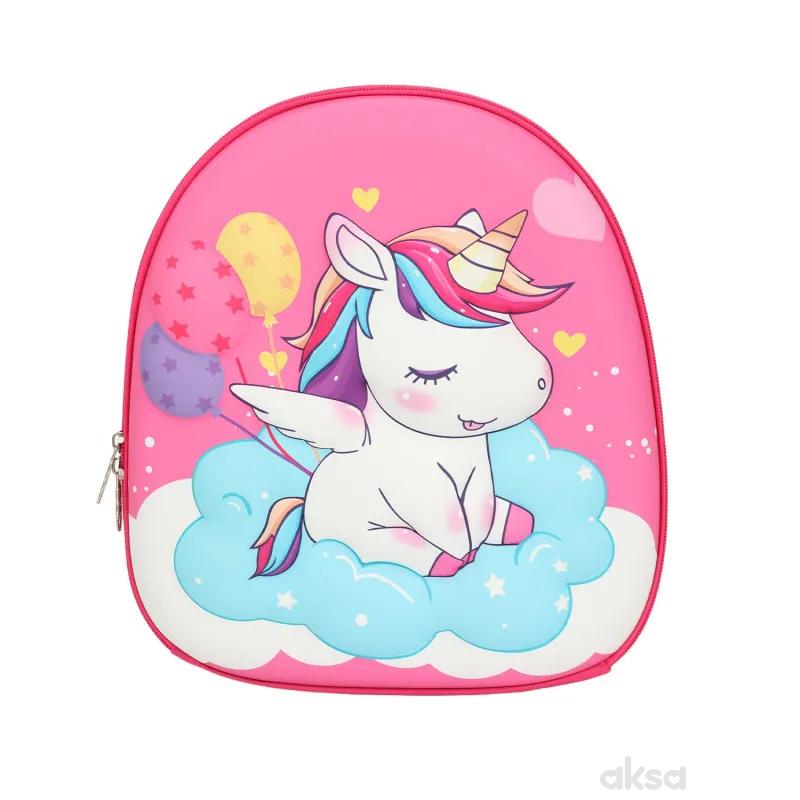 Cute&Cool dečiji ranac 3D jednorog roze 