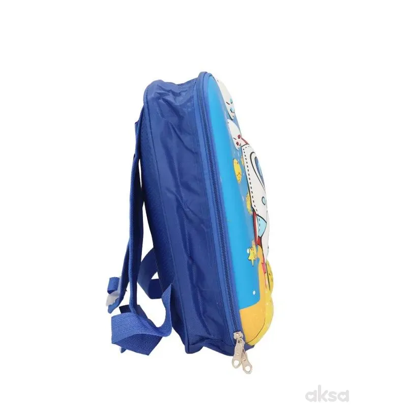 Cute&Cool dečiji ranac 3D raketa plava