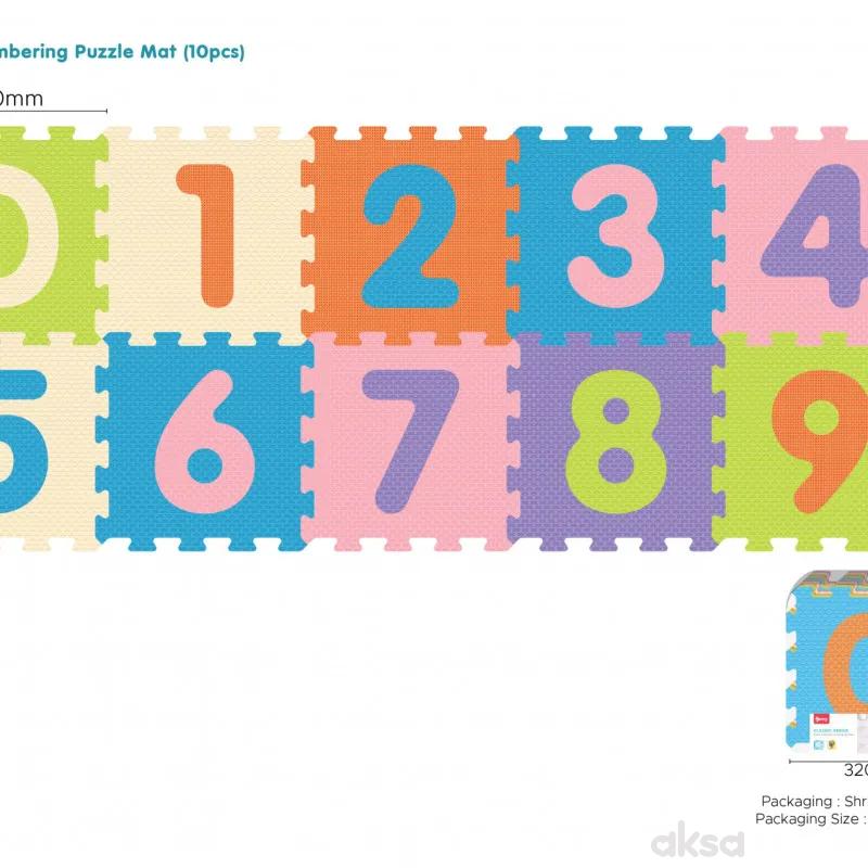 Sunta podne puzzle brojevi, 10 kom 