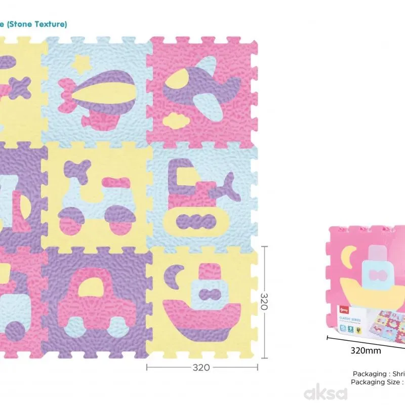 Sunta podne puzzle vozila, 9 kom 