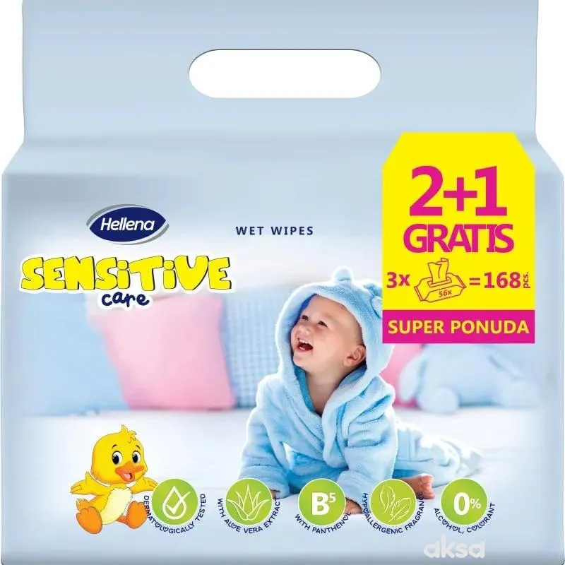 Hellena vlažne mar. sensitive care 56/1 2+1gratis