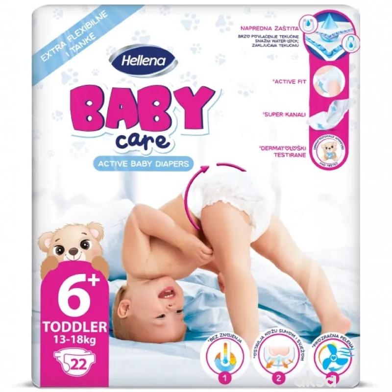 Hellena baby care pelene 6+ toddler 22/1 (13-18kg) 
