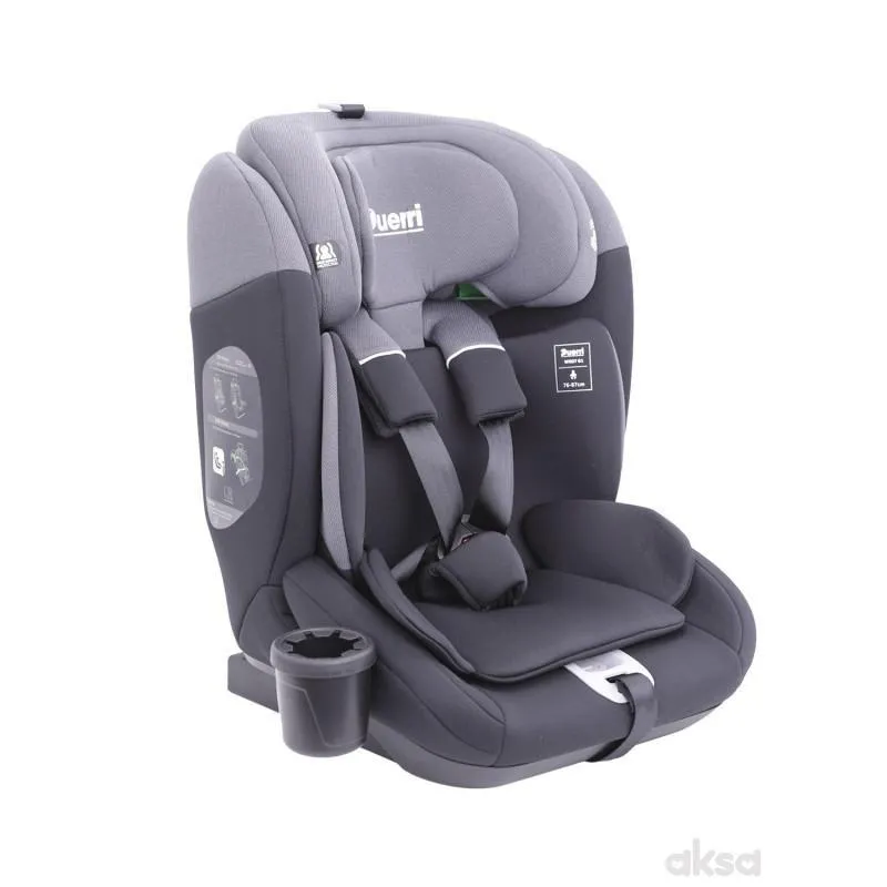 Puerri auto sedište MaxSafe (76-150cm), black/grey 