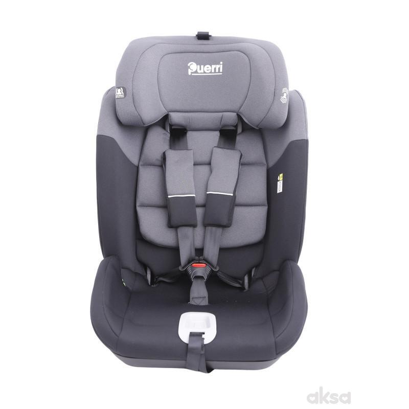 Puerri auto sedište MaxSafe (76-150cm), black/grey 