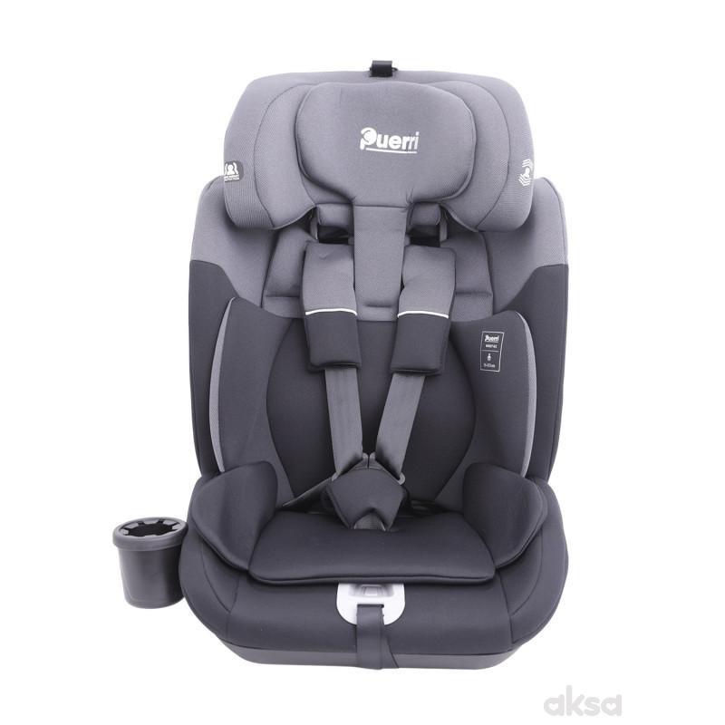 Puerri auto sedište MaxSafe (76-150cm), black/grey 