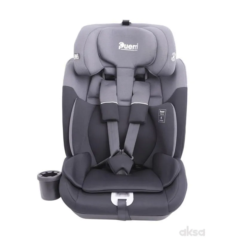 Puerri auto sedište MaxSafe (76-150cm), black/grey 
